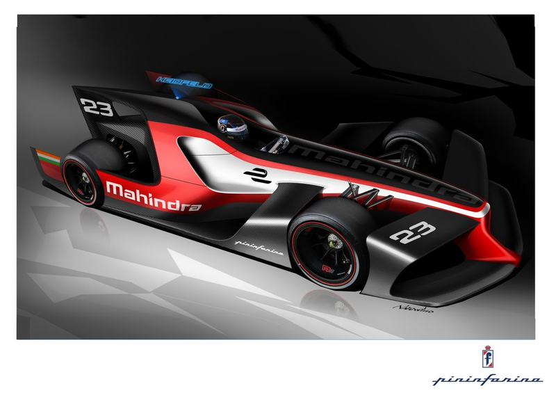 Illustration for article titled Los nuevos autos de Fórmula E diseñados por Pininfarina y Mahindra parecen naves del futuro